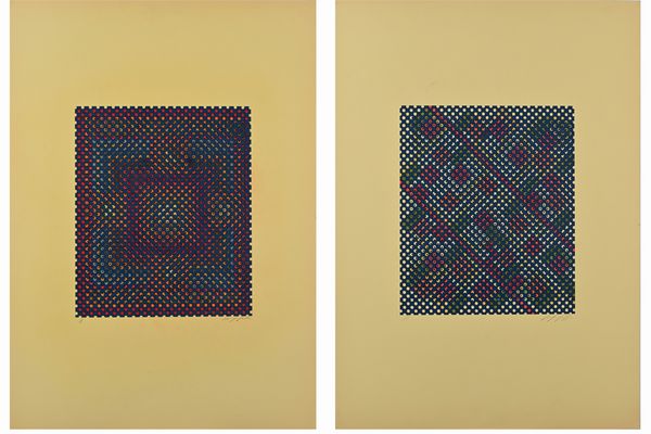 Lotto di due serigrafie di Gianni Garofalo  - Asta Arte Moderna e Contemporanea - Associazione Nazionale - Case d'Asta italiane
