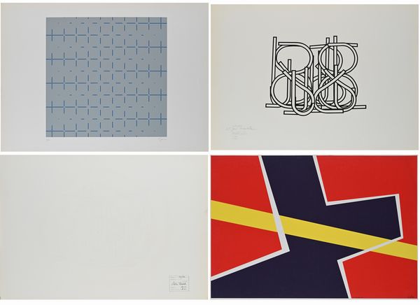 AA.VV. : Lotto di 3 serigrafie  - Asta Arte Moderna e Contemporanea - Associazione Nazionale - Case d'Asta italiane