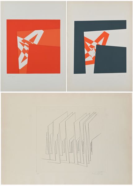 AA.VV. : Lotto di 3 serigrafie  - Asta Arte Moderna e Contemporanea - Associazione Nazionale - Case d'Asta italiane