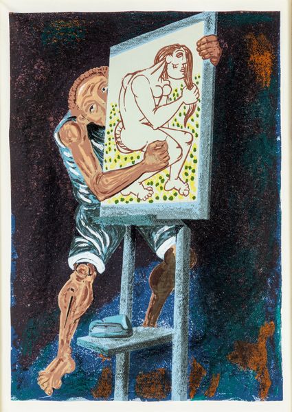 Giuseppe Migneco : Litografia  - Asta Arte Moderna e Contemporanea - Associazione Nazionale - Case d'Asta italiane