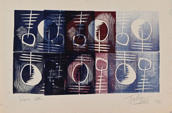 Anonimo del XX secolo : Lotto di due opere grafiche  - Asta Arte Moderna e Contemporanea - Associazione Nazionale - Case d'Asta italiane