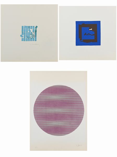 Lotto di 3 opere  - Asta Arte Moderna e Contemporanea - Associazione Nazionale - Case d'Asta italiane