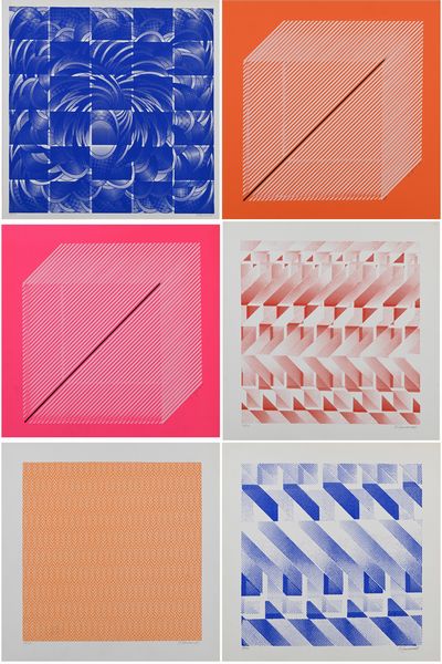 Lotto di 6 serigrafie (4 di Arcangelo Leonardi, 2 di Edoer Agostini)  - Asta Arte Moderna e Contemporanea - Associazione Nazionale - Case d'Asta italiane