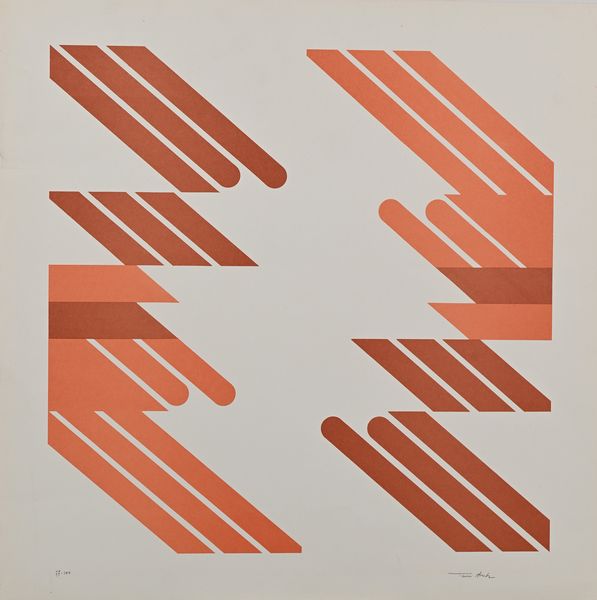 Lotto di 7 serigrafie di M. Tancredi, W. Tulli, W. Gaul, G. Pinna, T. Arch e Mario Bizzarri  - Asta Arte Moderna e Contemporanea - Associazione Nazionale - Case d'Asta italiane