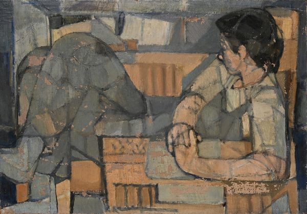 Roberto Sambonet : Figura di donna distesa  - Asta Arte Moderna e Contemporanea - Associazione Nazionale - Case d'Asta italiane