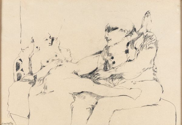 Jules Maidoff : Amanti  - Asta Arte Moderna e Contemporanea - Associazione Nazionale - Case d'Asta italiane