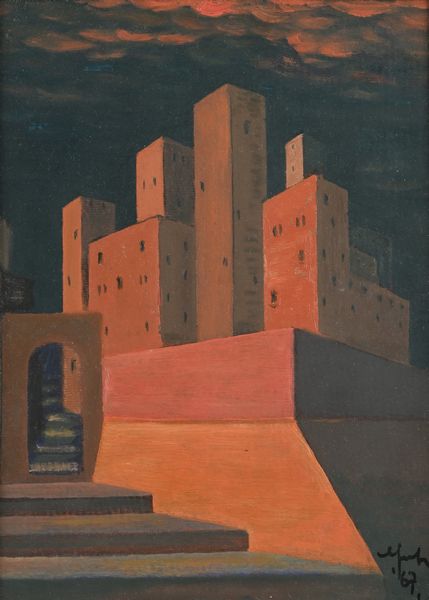 Amintore Fanfani : Castello  - Asta Arte Moderna e Contemporanea - Associazione Nazionale - Case d'Asta italiane