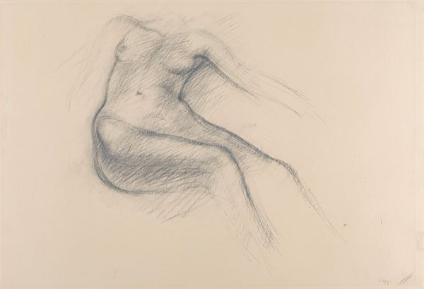 Dieter Kopp : Nudo di donna  - Asta Arte Moderna e Contemporanea - Associazione Nazionale - Case d'Asta italiane