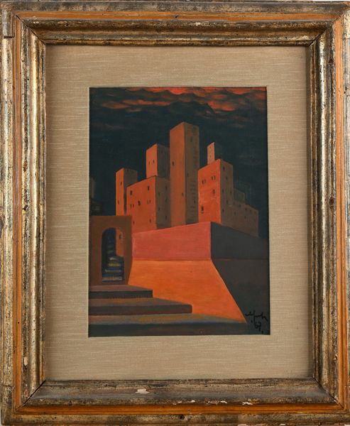 Amintore Fanfani : Castello  - Asta Arte Moderna e Contemporanea - Associazione Nazionale - Case d'Asta italiane