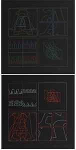 Renato  Spagnoli - Lotto di due opere su carta