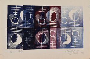 Anonimo del XX secolo : Lotto di due opere grafiche  - Asta Arte Moderna e Contemporanea - Associazione Nazionale - Case d'Asta italiane