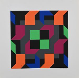 Martino Gerevini : Lotto di 5 serigrafie  - Asta Arte Moderna e Contemporanea - Associazione Nazionale - Case d'Asta italiane