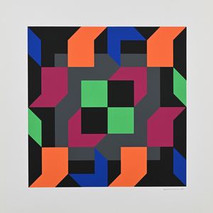 Martino Gerevini : Lotto di 5 serigrafie  - Asta Arte Moderna e Contemporanea - Associazione Nazionale - Case d'Asta italiane