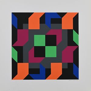 Martino Gerevini : Lotto di 5 serigrafie  - Asta Arte Moderna e Contemporanea - Associazione Nazionale - Case d'Asta italiane