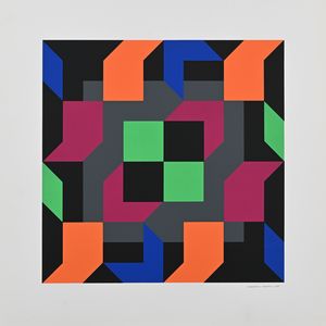 Martino Gerevini : Lotto di 5 serigrafie  - Asta Arte Moderna e Contemporanea - Associazione Nazionale - Case d'Asta italiane