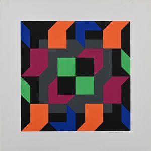 Martino Gerevini : Lotto di 5 serigrafie  - Asta Arte Moderna e Contemporanea - Associazione Nazionale - Case d'Asta italiane