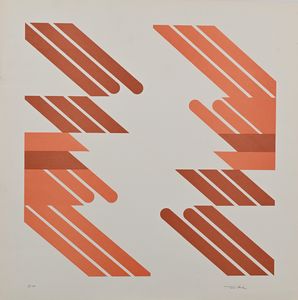 Lotto di 7 serigrafie di M. Tancredi, W. Tulli, W. Gaul, G. Pinna, T. Arch e Mario Bizzarri  - Asta Arte Moderna e Contemporanea - Associazione Nazionale - Case d'Asta italiane