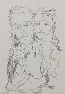 AA.VV. : Cartella contenente 14 opere di vari artisti  - Asta Arte Moderna e Contemporanea - Associazione Nazionale - Case d'Asta italiane