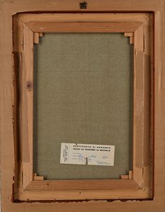 Giacomo De Michelis : Scorcio di paese  - Asta Arte Moderna e Contemporanea - Associazione Nazionale - Case d'Asta italiane