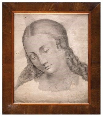 Testa della Vergine  - Asta Opere su carta. Stampe, disegni, foto d'epoca - Associazione Nazionale - Case d'Asta italiane