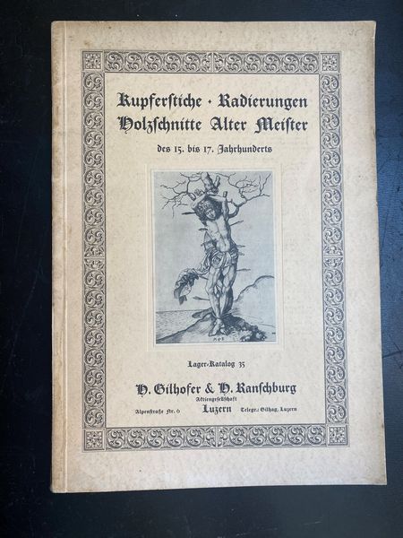 Lotto di 11 volumi - cataloghi di incisioni antiche e moderne  - Asta Opere su carta. Stampe, disegni, foto d'epoca - Associazione Nazionale - Case d'Asta italiane