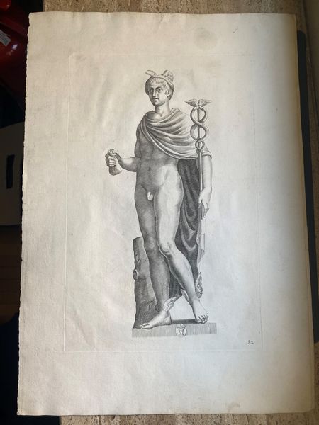 Lotto di tre incisioni dalla Galleria Giustiniani  - Asta Opere su carta. Stampe, disegni, foto d'epoca - Associazione Nazionale - Case d'Asta italiane