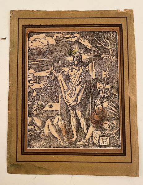 Albrecht Dürer : Resurrezione  - Asta Opere su carta. Stampe, disegni, foto d'epoca - Associazione Nazionale - Case d'Asta italiane