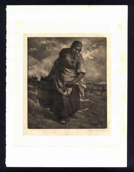 William Strang : Ae Day as to the Well, 1888-94  - Asta Opere su carta. Stampe, disegni, foto d'epoca - Associazione Nazionale - Case d'Asta italiane