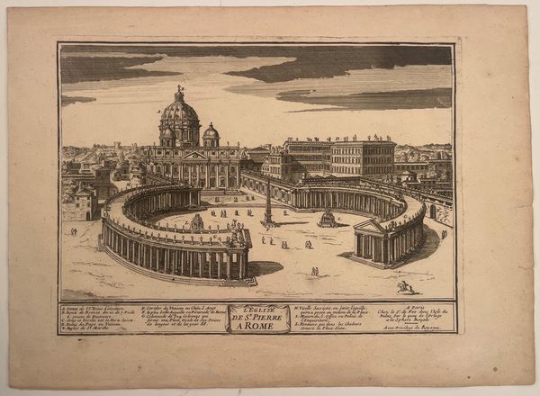 Pierre Mortier : LE VATICAN ET L'EGLISE DE S. PIERRE S ROME  - Asta Opere su carta. Stampe, disegni, foto d'epoca - Associazione Nazionale - Case d'Asta italiane
