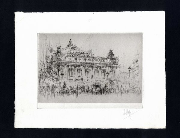 William Walcott : Parigi - L' Oper, 1928  - Asta Opere su carta. Stampe, disegni, foto d'epoca - Associazione Nazionale - Case d'Asta italiane