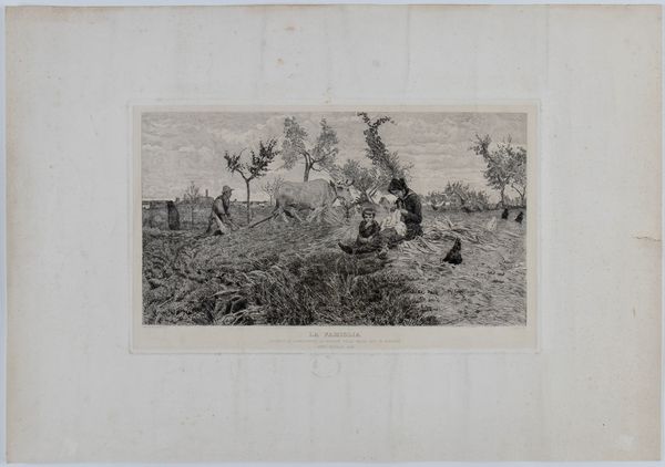 Celestino Turletti : La famiglia  - Asta Opere su carta. Stampe, disegni, foto d'epoca - Associazione Nazionale - Case d'Asta italiane
