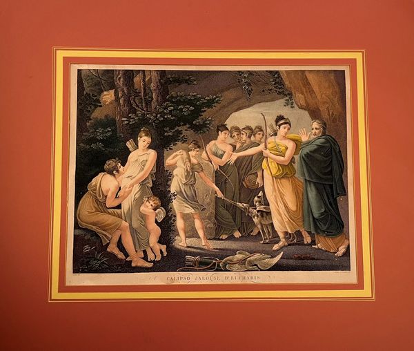 Calipso Jalouse D'Eucharis  - Asta Opere su carta. Stampe, disegni, foto d'epoca - Associazione Nazionale - Case d'Asta italiane