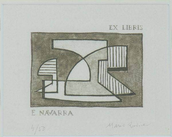 Mario Radice : Ex Libris di Evaristo Navarra  - Asta Opere su carta. Stampe, disegni, foto d'epoca - Associazione Nazionale - Case d'Asta italiane
