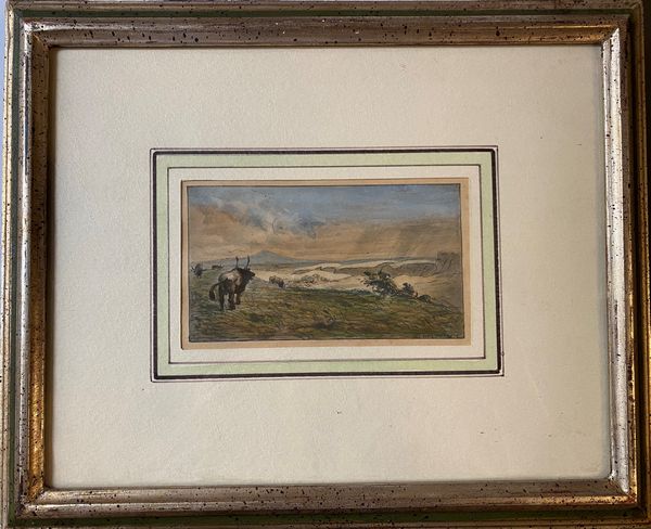 Everet van Muyden : Agro romano  - Asta Opere su carta. Stampe, disegni, foto d'epoca - Associazione Nazionale - Case d'Asta italiane