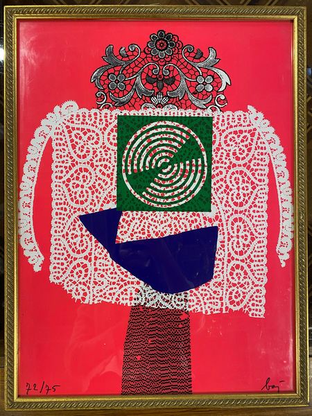 ENRICO BAJ : Senza titolo  - Asta Opere su carta. Stampe, disegni, foto d'epoca - Associazione Nazionale - Case d'Asta italiane