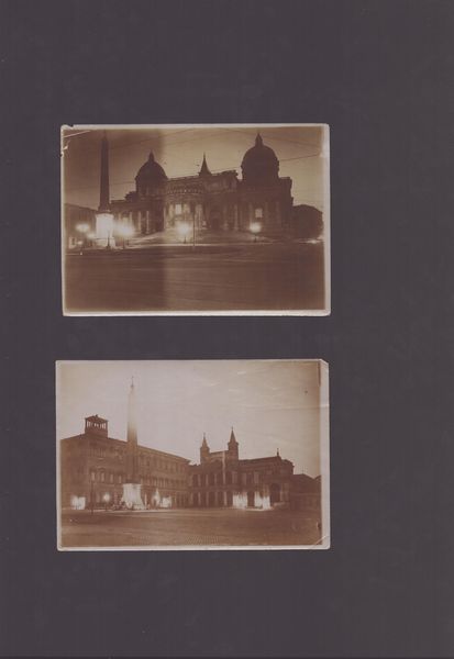 Roma di notte 1900 circa  - Asta Opere su carta. Stampe, disegni, foto d'epoca - Associazione Nazionale - Case d'Asta italiane