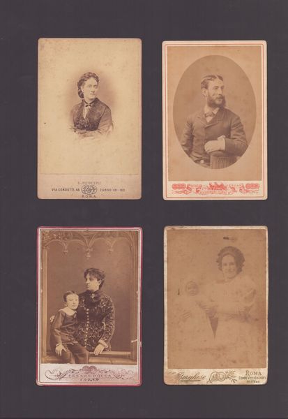 Lotto di 19 ritratti di fotografi romani  - Asta Opere su carta. Stampe, disegni, foto d'epoca - Associazione Nazionale - Case d'Asta italiane