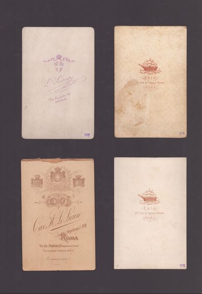 Lotto di 19 ritratti di fotografi romani  - Asta Opere su carta. Stampe, disegni, foto d'epoca - Associazione Nazionale - Case d'Asta italiane