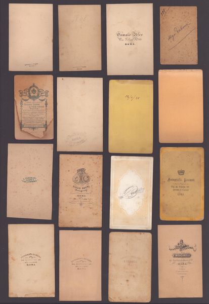 Raccolta di 60 CDV di fotografi romani  - Asta Opere su carta. Stampe, disegni, foto d'epoca - Associazione Nazionale - Case d'Asta italiane