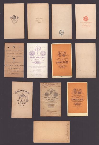 Lotto di 28 CDV vari  - Asta Opere su carta. Stampe, disegni, foto d'epoca - Associazione Nazionale - Case d'Asta italiane