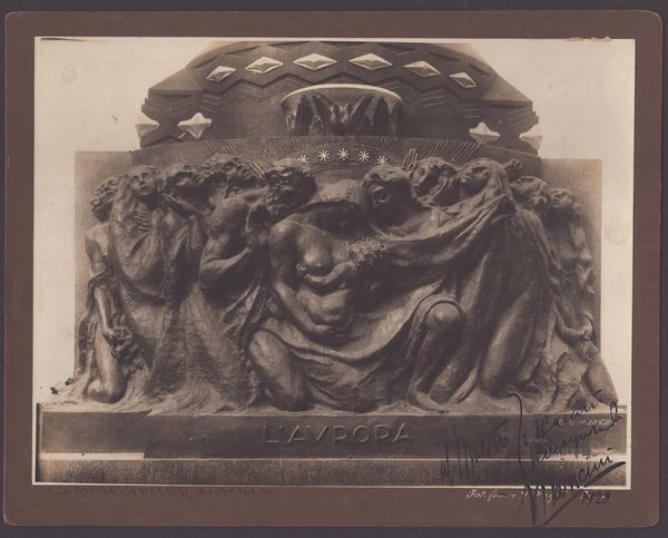 LAurora, particolare del famedio di Cleofonte Campanini a Parma  - Asta Opere su carta. Stampe, disegni, foto d'epoca - Associazione Nazionale - Case d'Asta italiane