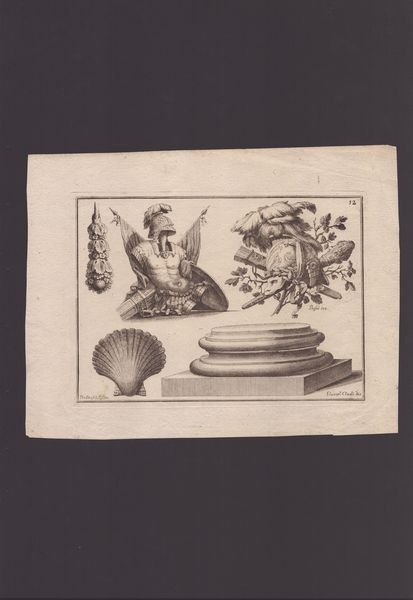 Lotto di 4 incisioni ornamentali  - Asta Opere su carta. Stampe, disegni, foto d'epoca - Associazione Nazionale - Case d'Asta italiane