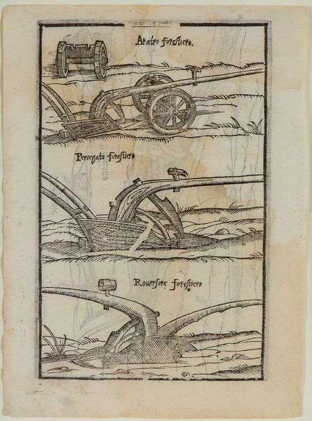 Attrezzi agricoli  - Asta Opere su carta. Stampe, disegni, foto d'epoca - Associazione Nazionale - Case d'Asta italiane