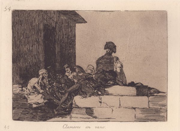 Francisco Goya : Clamores en vano  - Asta Opere su carta. Stampe, disegni, foto d'epoca - Associazione Nazionale - Case d'Asta italiane