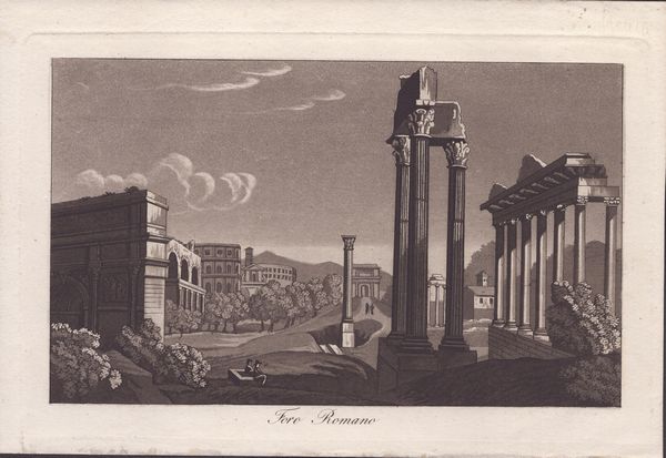Panteon - Foro Romano - Colosseo - Piazza del Popolo  - Asta Opere su carta. Stampe, disegni, foto d'epoca - Associazione Nazionale - Case d'Asta italiane