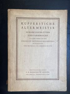 Lotto di 11 volumi - cataloghi di incisioni antiche e moderne  - Asta Opere su carta. Stampe, disegni, foto d'epoca - Associazione Nazionale - Case d'Asta italiane