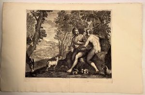 Cosimo Mogalli - Adamo e Eva, da Carlo Caliari