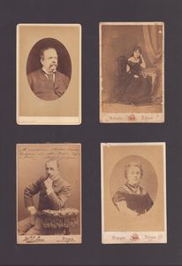 Lotto di 19 ritratti di fotografi romani  - Asta Opere su carta. Stampe, disegni, foto d'epoca - Associazione Nazionale - Case d'Asta italiane