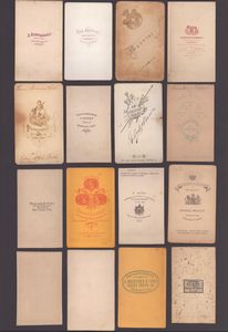 Raccolta di 48 CDV di fotografi misti  - Asta Opere su carta. Stampe, disegni, foto d'epoca - Associazione Nazionale - Case d'Asta italiane