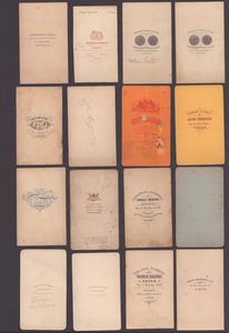 Raccolta di 48 CDV di fotografi misti  - Asta Opere su carta. Stampe, disegni, foto d'epoca - Associazione Nazionale - Case d'Asta italiane